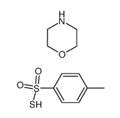 morpholinium p-toluenethiosulfonate Structure