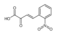 4-(2-nitro-phenyl)-2-oxo-but-3-enoic acid Structure