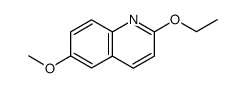 Quinoline, 2-ethoxy-6-methoxy- (9CI) Structure
