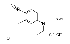 4-(ethylamino)-2-methylbenzenediazonium,trichlorozinc(1-) Structure