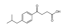 4-(4-isobutylphenyl)-4-oxobutanoic acid structure