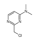 2-(chloromethyl)-N,N-dimethylpyrimidin-4-amine结构式