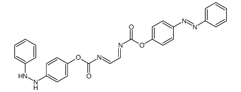 N,N'-Vinylenedicarbamic acid bis(p-phenylazophenyl) ester structure