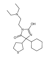 5-Cyclohexyl-3-[2-(diethylamino)ethyl]-5-(2,3,4,5-tetrahydrothiophen-3-yl)hydantoin picture