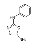 N-phenyl-[1,3,4]oxadiazole-2,5-diamine Structure