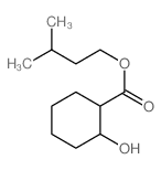 3-methylbutyl 2-hydroxycyclohexane-1-carboxylate structure