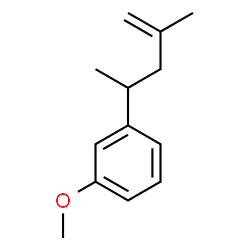 3-Methoxy-1-(1,3-dimethyl-3-butenyl)benzene structure