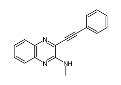 N-methyl-3-(phenylethynyl)quinoxalin-2-amine Structure