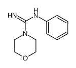 N'-phenylmorpholine-4-carboximidamide结构式