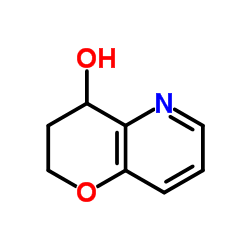 3,4-二氢-2H-吡喃并[3,2-b]吡啶-4-醇结构式