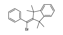 2-[bromo(phenyl)methylidene]-1,1,3,3-tetramethylindene结构式