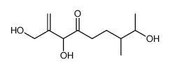 1,3,8-Trihydroxy-7-methyl-2-methylene-4-nonanone Structure