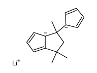 dilithium salt of 6-(1,3-cyclopentadienyl)-6,8,8-trimethylbicyclo[3.3.0]octa-1,3-diene结构式