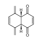 2,5-Dimethylenbicyclo[4.4.0]deca-3,8-dien-7,10-dion结构式