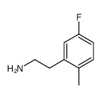 Benzeneethanamine, 5-fluoro-2-methyl- (9CI) structure