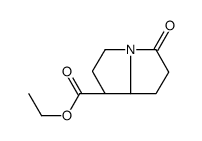 ethyl (1R,8S)-5-oxo-1,2,3,6,7,8-hexahydropyrrolizine-1-carboxylate Structure