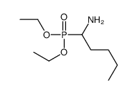 1-diethoxyphosphorylpentan-1-amine Structure