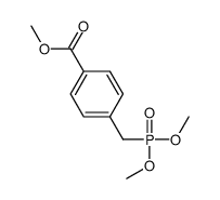methyl 4-(dimethoxyphosphorylmethyl)benzoate结构式