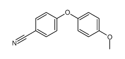 4-(4-甲氧基苯氧基)苯甲腈结构式