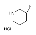 (3R)-3-fluoropiperidine,hydrochloride Structure