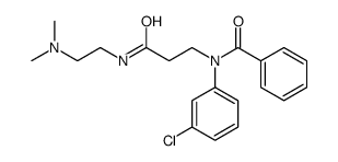 N-(3-chlorophenyl)-N-[3-[2-(dimethylamino)ethylamino]-3-oxopropyl]benzamide Structure