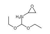 diethoxymethyl(oxiran-2-yl)silane Structure