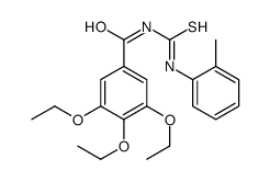 3,4,5-triethoxy-N-[(2-methylphenyl)carbamothioyl]benzamide Structure