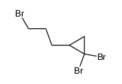 1,1-dibromo-2-(3-bromopropyl)cyclopropane结构式