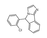 5-(2-chlorophenyl)-5H-imidazo[2,1-a]isoindole结构式