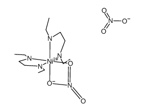 bis(N,N'-diethylethane-1,2-diamine)nickel(II) dinitrate结构式