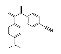 4-[3-[4-(dimethylamino)phenyl]buta-1,3-dien-2-yl]benzonitrile结构式