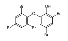 2,4-dibromo-6-(2,4,6-tribromophenoxy)phenol Structure