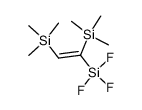 (E)-(1-(trifluorosilyl)ethene-1,2-diyl)bis(trimethylsilane) Structure