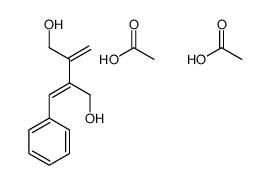 acetic acid,2-benzylidene-3-methylidenebutane-1,4-diol Structure