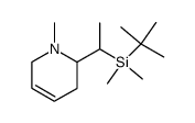 2-(1-(tert-butyldimethylsilyl)ethyl)-1-methyl-1,2,3,6-tetrahydropyridine Structure