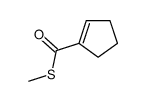 S-methyl cyclopentene-1-carbothioate Structure