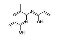 N-[2-oxo-1-(prop-2-enoylamino)propyl]prop-2-enamide Structure