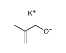 potassium 2-methylprop-2-enolate结构式
