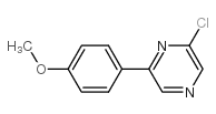 2-chloro-6-(4-methoxyphenyl)pyrazine Structure
