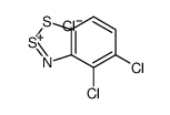4,5-dichloro-1,2,3-benzodithiazol-1-ium,chloride结构式