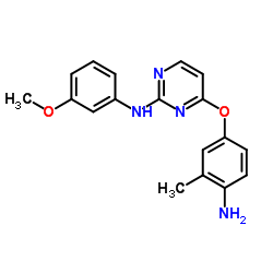 4-(4-Amino-3-methylphenoxy)-N-(3-methoxyphenyl)-2-pyrimidinamine Structure