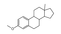 optically inactive 3-methoxy-13-methyl-7,8,9,11,12,13,14,15,16,17-decahydro-6H-cyclopenta[a]phenanthrene Structure