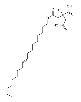(Z)-(9-octadecenyl) dihydrogen 2-hydroxypropane-1,2,3-tricarboxylate结构式