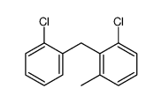 1-chloro-2-[(2-chlorophenyl)methyl]-3-methylbenzene Structure