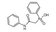 phenyl-(phenylcarbamoyl-methyl)-arsinic acid Structure