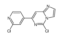 5-chloro-7-(2-chloro-pyridin-4-yl)-imidazo[1,2-c]pyrimidine Structure