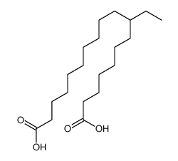 7-Ethyl-1,16-hexadecanedicarboxylic acid structure