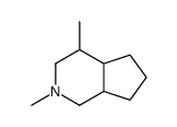 2,4-dimethyl-1,3,4,4a,5,6,7,7a-octahydrocyclopenta[c]pyridine结构式