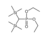 [diethoxyphosphoryl(trimethylsilyl)methyl]-trimethylsilane结构式
