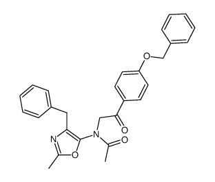 2-methyl-4-benzyl-5-oxazole结构式